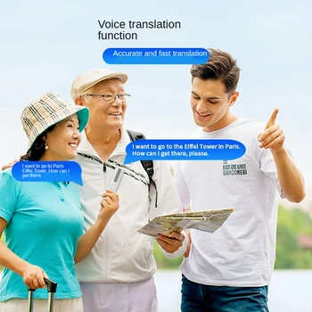 Prijenosni Mini Bežične Pametan Prevoditelj 40 Jezika Dvostrani U Realnom Vremenu Instant Glas Prevoditelj APLIKACIJU Bluetooth Višejezično