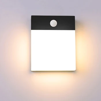 Vanjski Vodootporan Zidne lampe Trijem i Vrt Svjetla indukcije Osobe LED Vodootporna Dekorativna Rasvjeta Svjetiljke Moderne Zidne Lampe