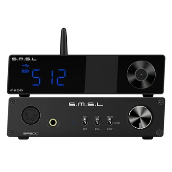 SMSL M200 DAC AK4497EQ HiFi-Res Bluetooth 5,0 Audio Dekoder Bežična Podrška LDAC 32-bitni 768 khz DSD512 USB DAC Remote Conteol
