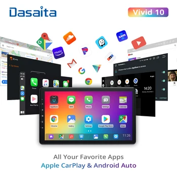 Dasaita Vivid Double 2 Din Apple Carplay Android Auto 13.3