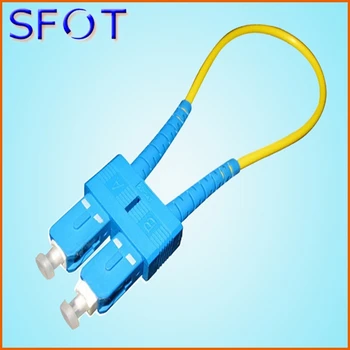 50 kom./lot, SC/UPC Fiber-Optički Sklopovi SC Sheme SC Svjetlovodni Konektori Loopback, single mode, tip kabela