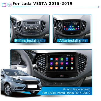 JOYINCAR Za LADA Vesta Cross Sport-2019 Auto Radio Media Player Navigacija GPS Android 10,1 2din