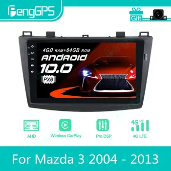 Za Mazda 3 2004-2013 Android Auto Radio Stereo Multimedijalni Player 2 Din Авторадио GPS Navigacija PX6 Blok Zaslon