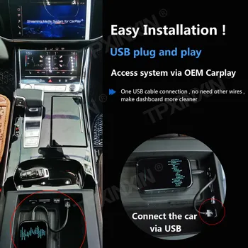 Ažuriranje Radio Carplay Android Auto Audio Za BMW X5 2018-2021 Apple Wireless AI Box Auto Media Player GPS Navi unit