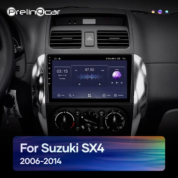 Prelingcar Android 10,0 Za Suzuki SX4 2006-2016 Auto Radio Media Player, GPS Navigacija NEMA 2 din DVD DSP