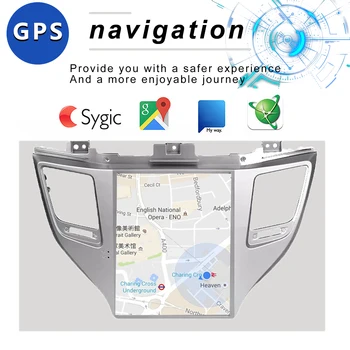 Vertikalni prikaz Tesla Stil Android auto radio za Hyundai Tucson IX35-2018 GPS navigator za automobil DAB+ Carplay bluetooth