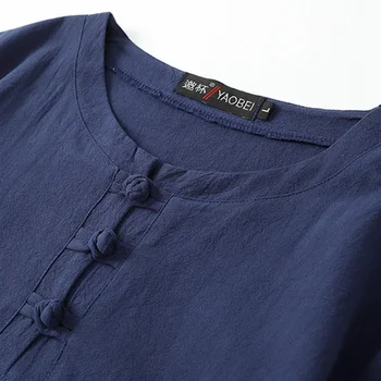 Ljetna Muška majica kratkih rukava i hlače od lana i pamuka u kineskom stilu velike veličine 8XL 9XL vintage gumb Tang odijelo tees kućna odjeća