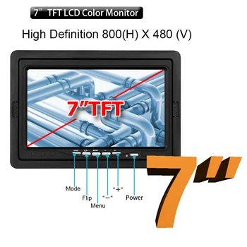 7-inčni LCD Zaslon Podzemni Cjevovod Inspekcijski Sustav je 20 m Kabel Vodootporan 23 mm Industrijska Odvodna Cijev Endoskop Kamera
