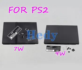 5 kompleta Plastike ZA PS2 7W je 70.000 Puni Kućište Shell Host Case S Vijčanim Naljepnica Label Parts For PS2 Slim 9W 90000 Console Cover