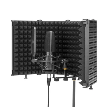 BOYA BY-RF5P Mikrofon Izolacijskim Štit Smanjiti Buku za razmišljanje kako Vokala Live Streaming Professional Audio Video Recording Mic