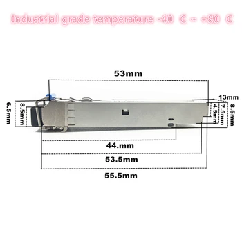 SFP 10G LC 20/40 / 60km 1270nm / 1330nm Single Fiber SFP Optical SFP Module Transceiver Industrial Grade-40-85 sa Mikrotik