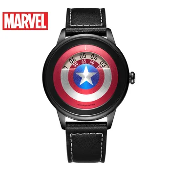 Disney i Marvel gospodo kvarcni sat gospodo šuplje američki kapetan kreativni modni satovi Ulični trend remen otporni Na vodu 5Bar