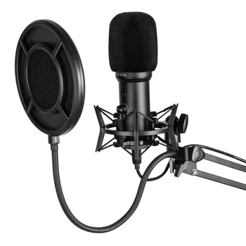 Kondenzatorski Mikrofon Sa Podesivim Držačem Za Mikrofon Moždani Udar Nosač Za Gaming Studio Za Snimanje Video Podcasta Пропаривание