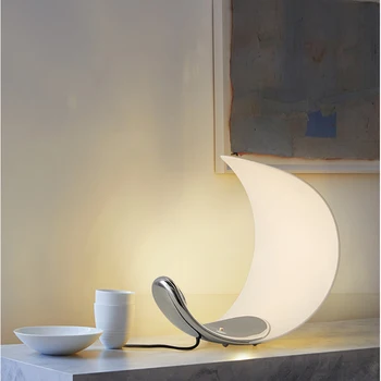 Nordijsko Led Lampe za Spavaće sobe Moon Decor Lampe za Talijanski Dizajn Dimmable Touch Switch Stolne Svjetiljke Noćni Lampa Lampa