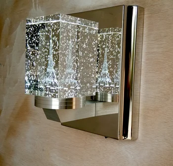 Skandinavski led drveni svijećnjak luminaria wandlamp лампада skladište dinging room lampa pored lampe