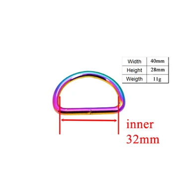 10 kom./lot Maloprodaja(metalna kopča - +podešavanje kopče+D prsten)30 mm DIY ovratnik dodatnu opremu visoke kvalitete premazom buckle 8 boja