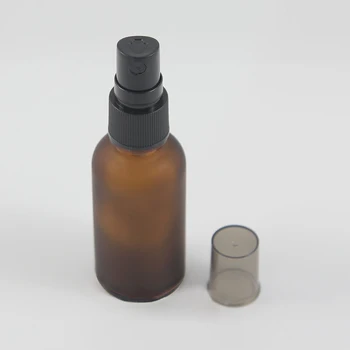 Kina Dobavljači 30 ml prazan mat amber kozmetički kontejner za parfem, 1 unca magla sprej staklena boca s диспенсером