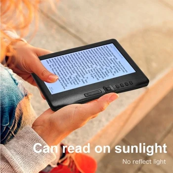 Prijenosni 7-inčni 800 x 480P E-Reader Color Sn Glare-Free Ugrađeni 4GB memorije Pogon Svjetla Baterije Podrška za Pregled fotografija/
