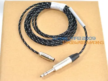 Strašan Ručno Osvježiti HIFI Slušalice Audio Kabel Za Pioneer HDJ2000 Za Reloop RHP20 Neutrik 6.3 mm 1/4 Nožica