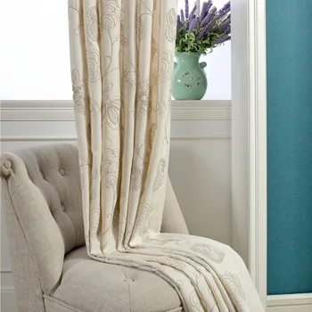 Moderan, jednostavan ins vjetar spavaća soba dnevni boravak zavjese pamuka i lana vezenih tkanina, zavjese