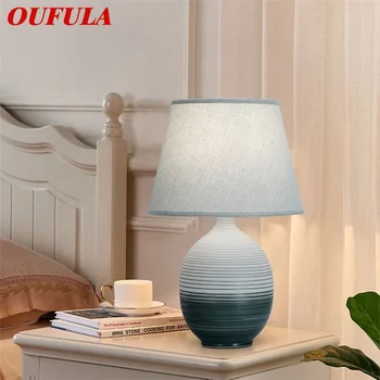 OUFULA Kratka svjetla Lampe za Keramičke Lampe Moderna Kreativno Ukras za dom Spavaće sobe
