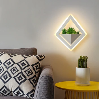 Nordpic biljka kreativni zidne lampe moderan, jednostavan stil noćni pjesma dnevni boravak hodnik Balkon akril unutarnji led zidna svjetiljka