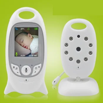 Bežični Video baby monitori i Радионяни 2.0 cm Boja Sigurnosnih Kamera 2 Način Razgovora Noćni Vid IR Led Kontrola Temperature s 8 Uspavanka