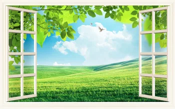 Izrađen po mjeri visokokvalitetna priroda Baiyun sunshine window prirodne ljepote 3d zavjesa za dnevni boravak guste zavjese