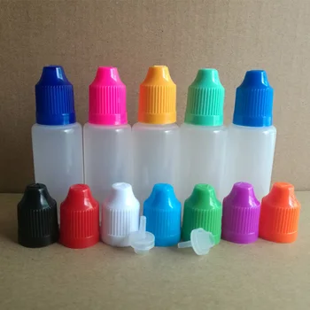 2500pcs 20ml LDPE plastične boce kapaljke Childproof Poklopcem i Dugim Tankim Vrhom, Prazne boce za Višekratnu upotrebu E liquid Nail Gel