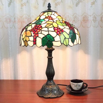 12-inčni grožđe Europski stil tiffany lampe za dnevni boravak kabinet spavaća soba, blagovaonica bar hotela