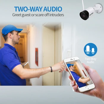 SV3C Tuya Smart Life WiFi Skladište 1080P Bežična Kućna Sigurnost Vanjsko Skladište Dvosmjerni Audio Detekcija Pokreta
