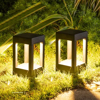 Thrisdar 10 W Vanjski Vrt Travnjak Stup Lampa Aluminijski vanjski Krajolik Dvorište Vila Put Stup Stup svjetla